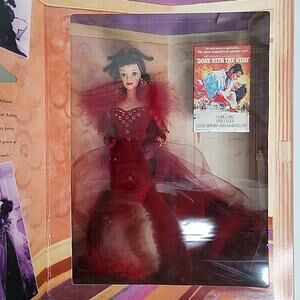 1994 Barbie Scarlett O'Hara Grand Entrance Red Dress Hollywood Legends 12815